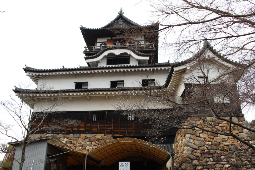 冬の犬山城 筆者撮影