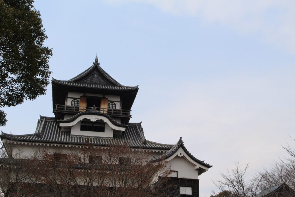 犬山城の正面 筆者撮影